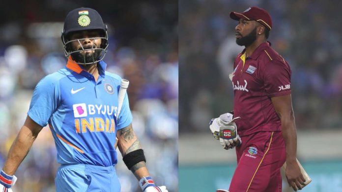 The two skippers out for Golden Duck in second West Indies v India ODI
