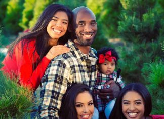 Vanessa Bryant Celebrates Birthday With a Letter Written by Kobe Kobe and Vanessa Byrant family