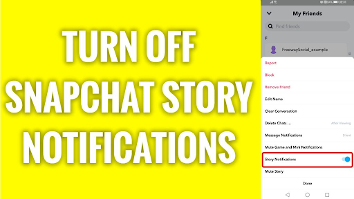 How to Turn Off Snapchat Story Notifications