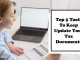 Top 5 Tools To Keep Update Your Tax Documents Tax Documents