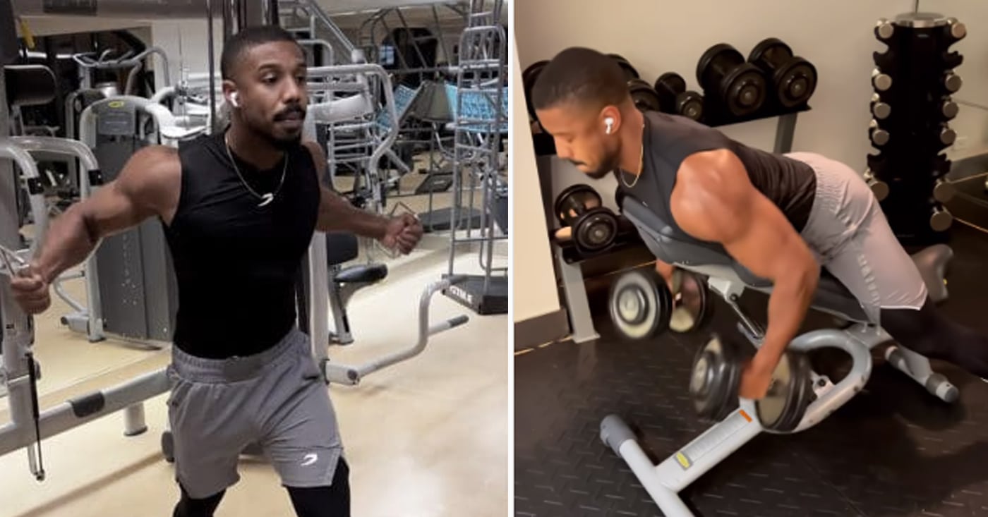 michael b jordan workout