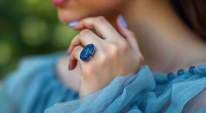 Blue Kyanite Ring & Bracelet: A Natural Ally for Emotional Fitness
